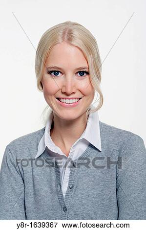 Stock Photo - woman portrait. Fotosearch