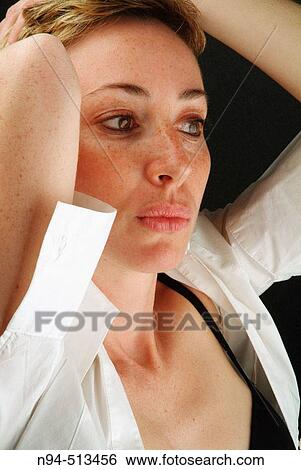 Stock Photograph - Woman portrait.. Fotosearch