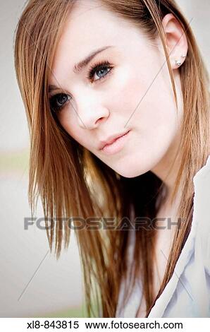 Stock Photography - woman portrait. Fotosearch