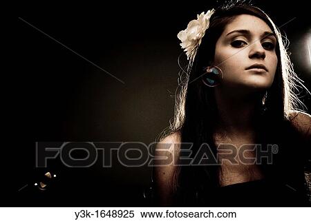 Woman portrait. Valencia View Large Photo Image Stock Photography - Woman portrait. Valencia. Fotosearch