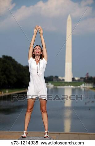 Woman poses front Washington Monument View Large Photo Image Stock Photography - Woman poses front Washington Monument. Fotosearch