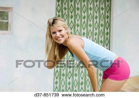 Woman posing View Large Photo Image Stock Photo - Woman posing. Fotosearch