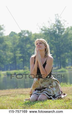 woman praying View Large Photo Image Stock Photo - woman praying. Fotosearch
