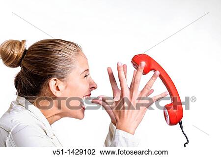Woman screaming, desperate because of the stress View Large Photo Image Stock Image - Woman screaming, desperate because of the stress. Fotosearch