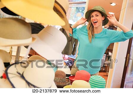 Woman shopping View Large Photo Image Stock Photo - Woman shopping. Fotosearch