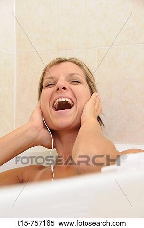 woman singing in bath View Large Photo Image Stock Photography - woman singing in bath. Fotosearch