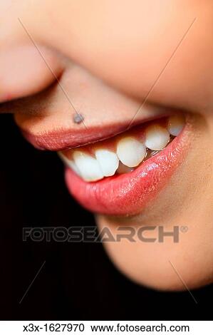 Stock Image - Woman smile. Fotosearch