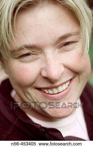 Stock Photography - Woman smiling. Fotosearch