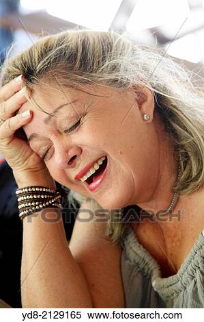 Stock Photography - Woman smiling. Fotosearch