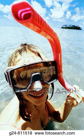 Woman snorkerling. Muri Beach. Rarotonga. Cook Islands View Large Photo Image Stock Photo - Woman snorkerling. Muri Beach. Rarotonga. Cook Islands. Fotosearch