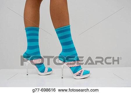 Woman socks. View Large Photo Image Stock Photograph - Woman socks.. Fotosearch