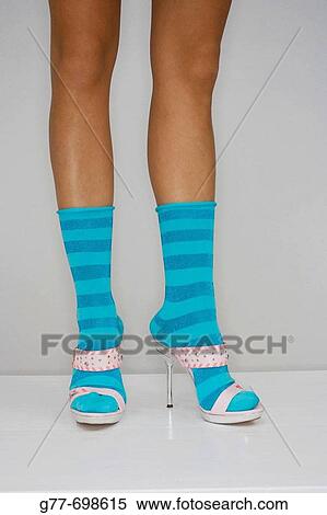 Woman socks. View Large Photo Image Stock Photography - Woman socks.. Fotosearch