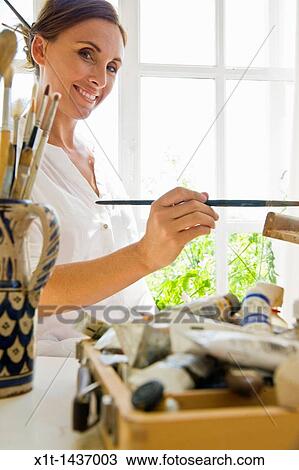 Stock Image - Woman.. Fotosearch