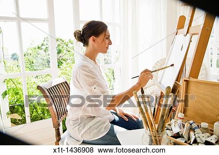 Stock Photo - Woman.. Fotosearch