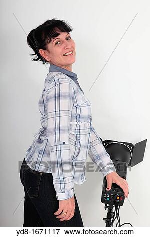 Stock Photo - Woman.. Fotosearch