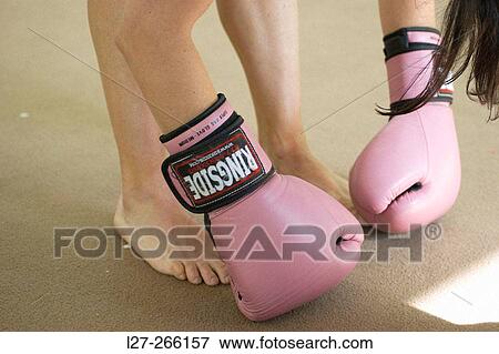 Woman stretching View Large Photo Image Stock Photo - Woman stretching. Fotosearch