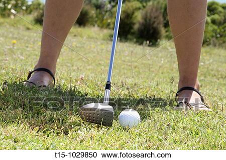 woman teeing off View Large Photo Image Stock Image - woman teeing off. Fotosearch