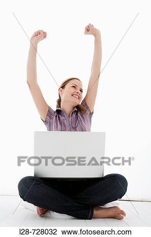 woman using laptop View Large Photo Image Stock Image - woman using laptop. Fotosearch
