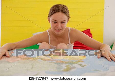 woman using map View Large Photo Image Stock Photo - woman using map. Fotosearch