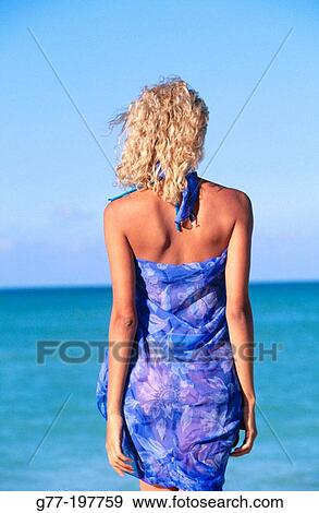 Woman. Varadero Beach. Cuba View Large Photo Image Stock Photo - Woman. Varadero Beach. Cuba. Fotosearch