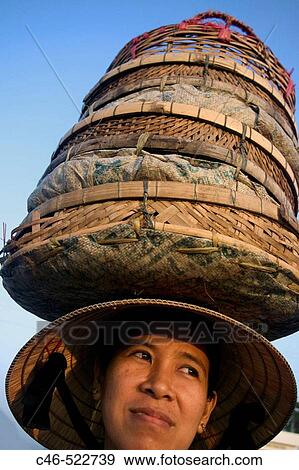 Woman, Vihn Long, Mekong Delta. Vietnam View Large Photo Image Stock Photo - Woman, Vihn Long, Mekong Delta. Vietnam. Fotosearch