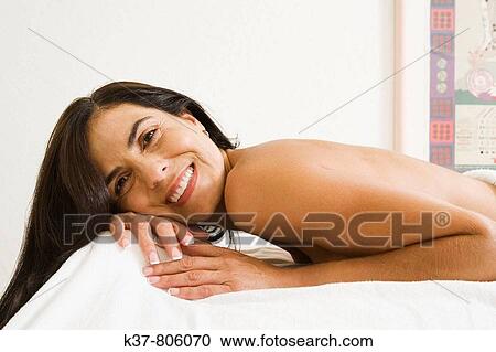 Woman waiting for acupuncture therapy View Large Photo Image Stock Image - Woman waiting for acupuncture therapy. Fotosearch