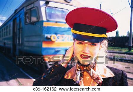 Woman wearing cap View Large Photo Image Stock Image - Woman wearing cap. Fotosearch