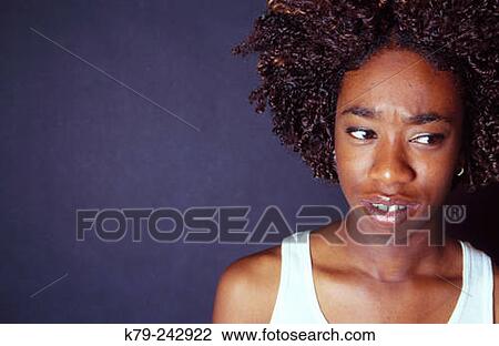 Woman with Afro View Large Photo Image Stock Image - Woman with Afro. Fotosearch
