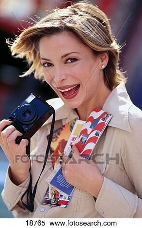 Woman with camera View Large Photo Image Stock Photography - Woman with camera. Fotosearch