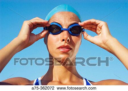 Woman with Goggles View Large Photo Image Stock Image - Woman with Goggles. Fotosearch