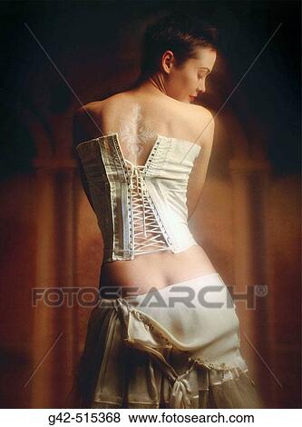 Woman with large white tattoo on her back. View Large Photo Image Stock Photo - Woman with large white tattoo on her back.. Fotosearch