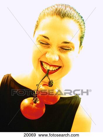 Woman with tomatoes View Large Photo Image Stock Photo - Woman with tomatoes. Fotosearch