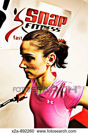 WOMAN WORKING OUT View Large Photo Image Stock Image - WOMAN WORKING OUT. Fotosearch