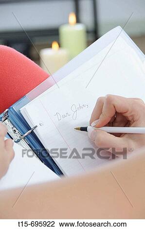 Woman writing a dear John letter View Large Photo Image Stock Image - Woman writing a dear John letter. Fotosearch