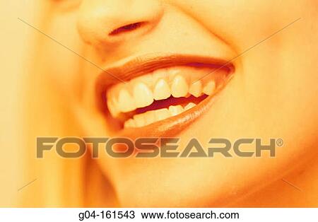 Woman's smile View Large Photo Image Stock Image - Woman's smile. Fotosearch