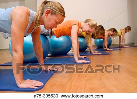 women doing pilates View Large Photo Image Stock Image - women doing pilates. Fotosearch