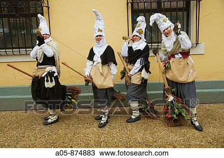 Women dressed up as Basque folk witches, carnival, Tolosa. Guipuzcoa, Basque Country, Spain View Large Photo Image Stock Image - Women dressed up as Basque folk witches, carnival, Tolosa. Guipuzcoa, Basque Country, Spain. Fotosearch