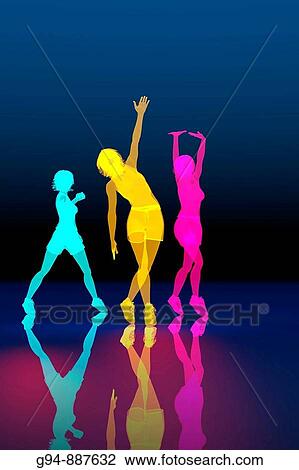 Women exercising View Large Photo Image Stock Image - Women exercising. Fotosearch