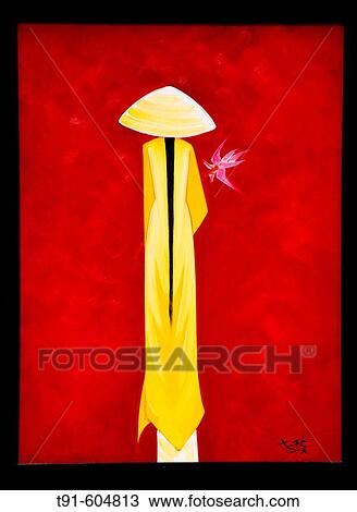 women in a ao dai dress View Large Photo Image Stock Image - women in a ao dai dress. Fotosearch