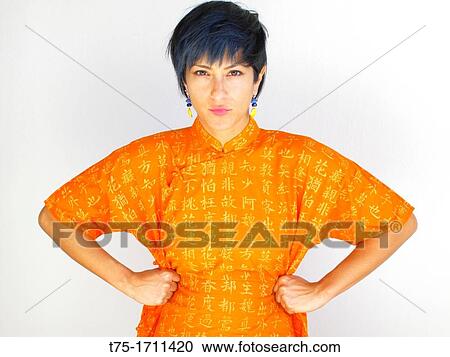 Women in Orange View Large Photo Image Stock Image - Women in Orange. Fotosearch