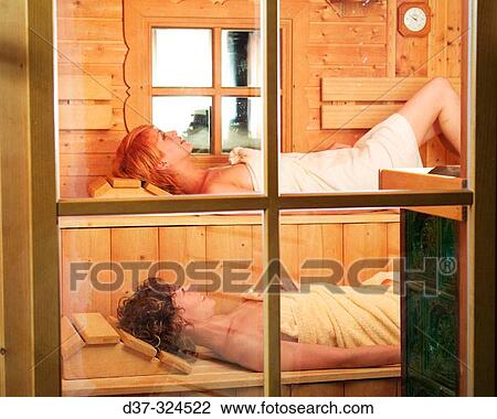 Women in sauna View Large Photo Image Stock Image - Women in sauna. Fotosearch