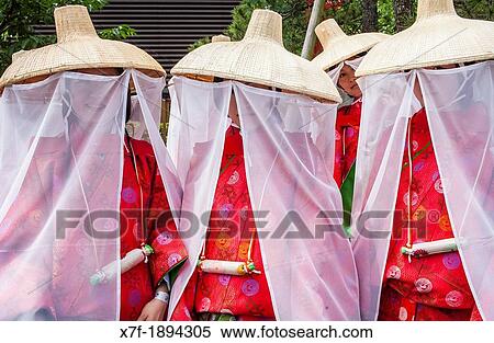 Women of Sanno Matsuri parade The parade begins and ends at HieJinja shrine, Nagata-cho Tokyo city, Japan, Asia View Large Photo Image Stock Photography - Women of Sanno Matsuri parade The parade begins and ends at HieJinja shrine, Nagata-cho Tokyo city, Japan, Asia. Fotosearch