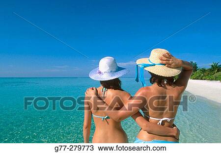 Women on the beach in Ari Atoll. Maldives View Large Photo Image Stock Image - Women on the beach in Ari Atoll. Maldives. Fotosearch