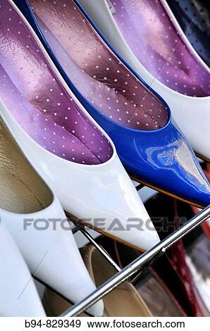 Women's shoes. Barcelona, Catalonia, Spain View Large Photo Image Stock Photo - Women's shoes. Barcelona, Catalonia, Spain. Fotosearch
