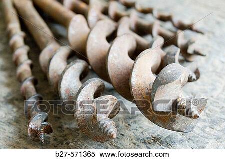 Wood drill bits View Large Photo Image Stock Photography - Wood drill bits. Fotosearch