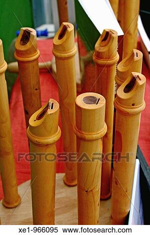 Stock Photography - Wood flutes, air musical instruments.. Fotosearch