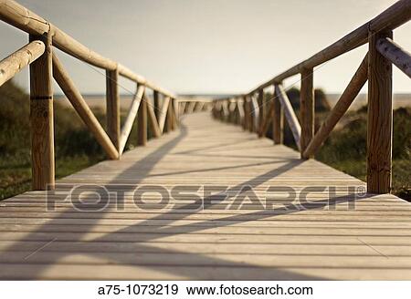 Wooden boardwalk View Large Photo Image Stock Photo - Wooden boardwalk. Fotosearch