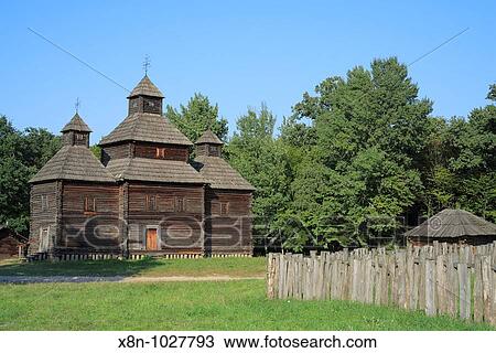 Wooden church, Pirogovo Pyrohiv, Open air museum of national architecture, near Kiev, Ukraine View Large Photo Image Stock Image - Wooden church, Pirogovo Pyrohiv, Open air museum of national architecture, near Kiev, Ukraine. Fotosearch