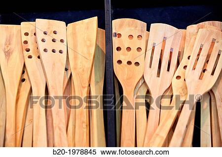 Wooden Cutlery, Bioterra, fair of organic products, green building, renewable energy and responsible consumption, Ficoba, Irun, Gipuzkoa, Basque Country, Spain. View Large Photo Image Stock Photography - Wooden Cutlery, Bioterra, fair of organic products, green building, renewable energy and responsible consumption, Ficoba, Irun, Gipuzkoa, Basque Country, Spain.. Fotosearch