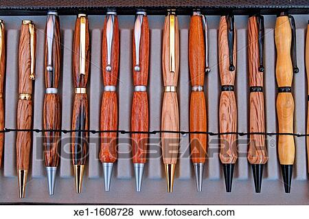 wooden pens, stationery. View Large Photo Image Stock Photo - wooden pens, stationery.. Fotosearch